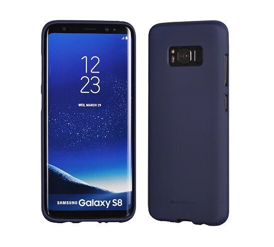 Maciņš Mercury Soft Jelly Case Samsung S22, tumši zils цена и информация | Telefonu vāciņi, maciņi | 220.lv