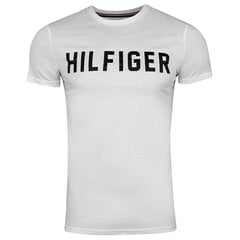 T-krekls vīriešiem Tommy Hilfiger CN SS TEE HILFIGER, balts UM0UM02011 YBR 41053 cena un informācija | Vīriešu T-krekli | 220.lv