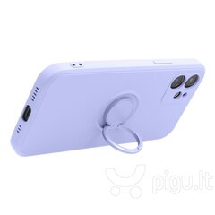 Telefona vāciņš SILICONE RING iPhone 12 / 12 Pro, violets cena un informācija | Telefonu vāciņi, maciņi | 220.lv