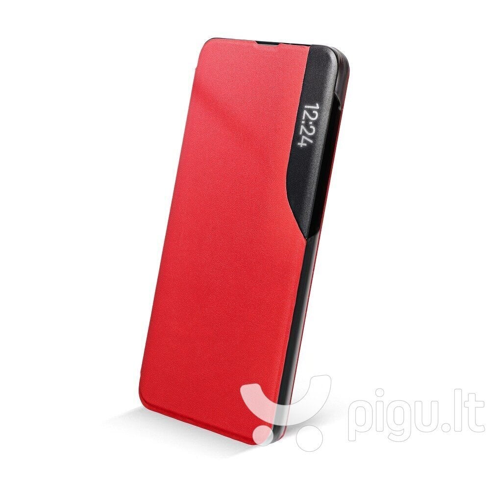 Xiaomi Redmi Note 11T 5G / Poco M4 Pro 5G maciņš Smart View Magnet, sarkans цена и информация | Telefonu vāciņi, maciņi | 220.lv