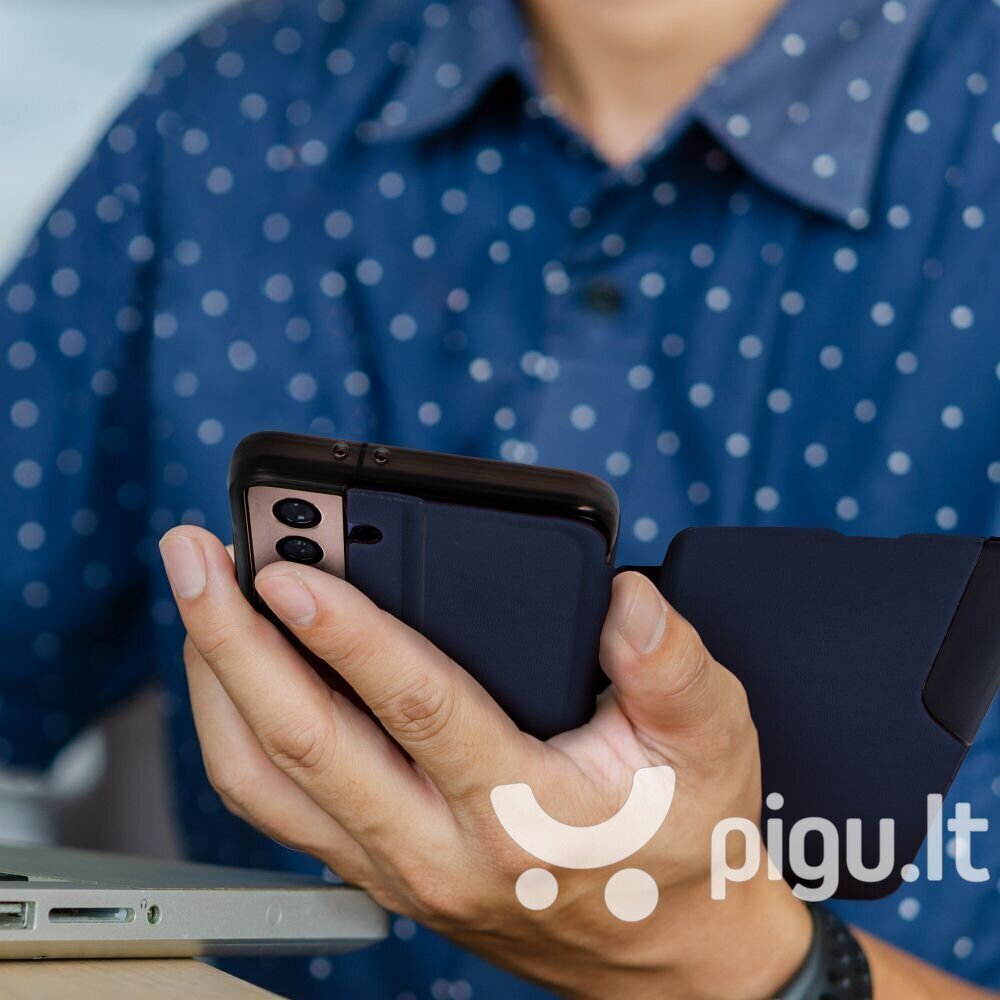 Xiaomi Redmi Note 11T 5G / Poco M4 Pro 5G maciņš Smart View Magnet, tumši zils cena un informācija | Telefonu vāciņi, maciņi | 220.lv