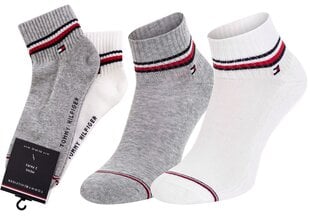 Мужские носки Tommy Hilfiger 2 пары, серые/белые 40954 цена и информация | Мужские носки | 220.lv
