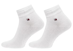 Мужские носки TOMMY HILFIGER 2 пары, белые/серые 40962 цена и информация | Мужские носки | 220.lv