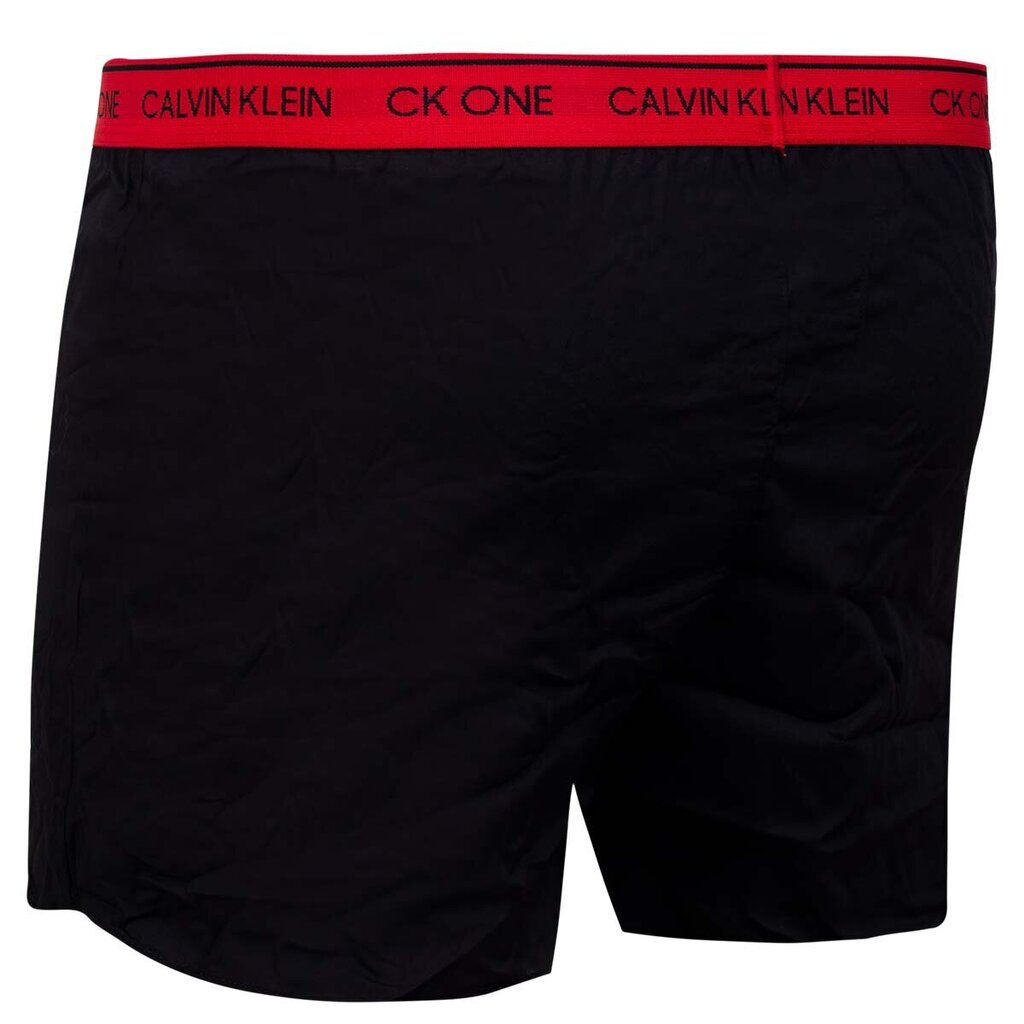 Bokseršorti vīriešiem Calvin Klein SLIM FIT BOXER, 3 pāri, melni/sarkani IE 000NB3000A WGW 40728 cena un informācija | Vīriešu apakšbikses | 220.lv