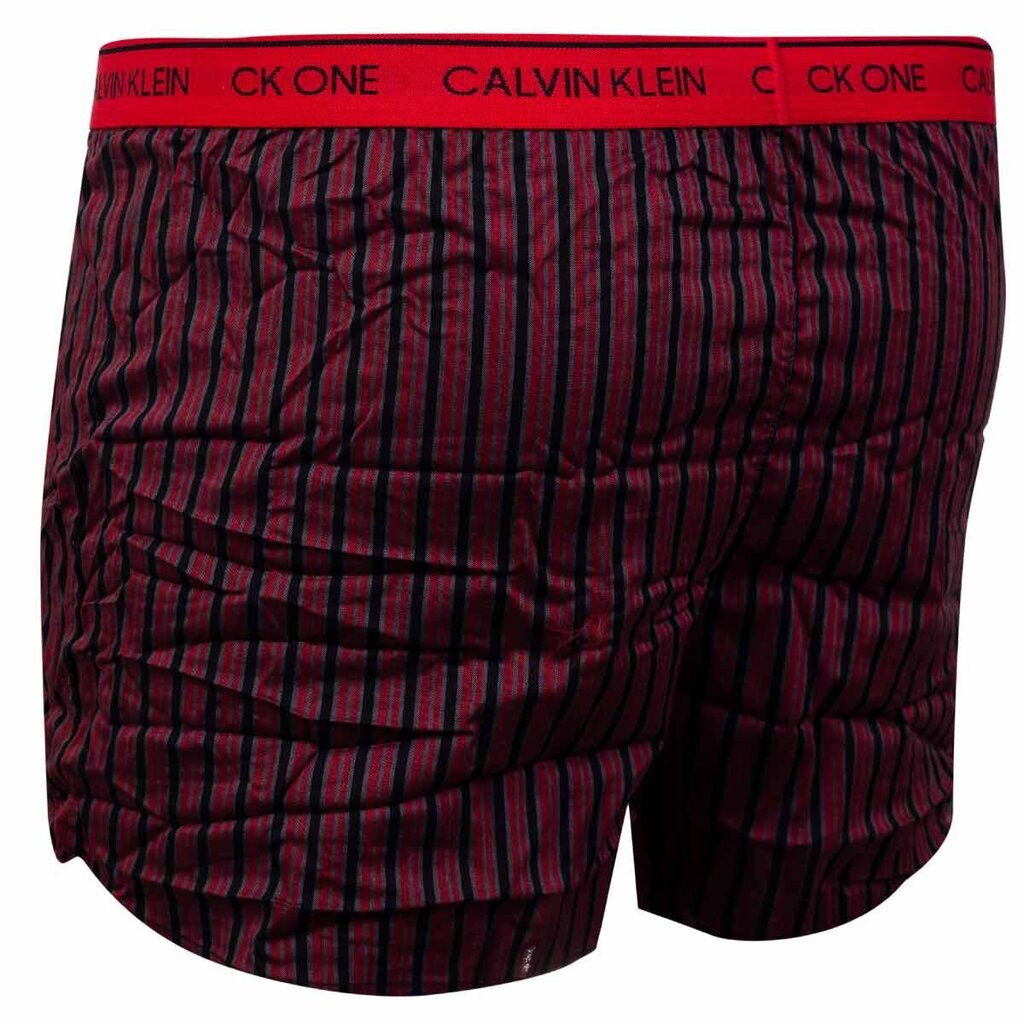 Bokseršorti vīriešiem Calvin Klein SLIM FIT BOXER, 3 pāri, melni/sarkani IE 000NB3000A WGW 40728 cena un informācija | Vīriešu apakšbikses | 220.lv