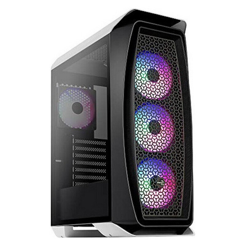 Micro ATX/Mini ITX / ATX Midtower Korpuss Aerocool Aero One Frost RGB LED Ø 12 cm: Krāsa - Balts cena un informācija | Datoru korpusi | 220.lv