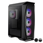 Micro ATX/Mini ITX / ATX Midtower Korpuss Aerocool Aero One Frost RGB LED Ø 12 cm: Krāsa - Balts цена и информация | Datoru korpusi | 220.lv