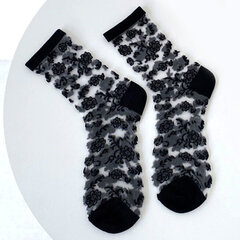 Jeseca черные прозрачные носки (2 пары) цена и информация | Женские носки | 220.lv