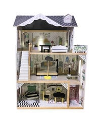 Деревянный кукольный домик цена и информация | Игрушки для девочек | 220.lv