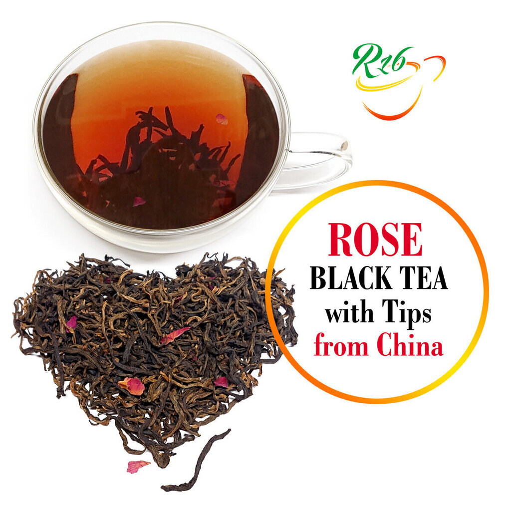 Ekskluzīva Ķīnas Rožu melnā tēja ar tipšiem, Rose Black tea with tips, 100 g цена и информация | Tēja | 220.lv