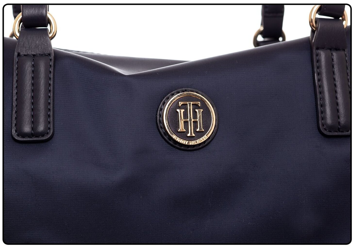 Rokassoma sievietēm Tommy Hilfiger POPPY TOTE NAVY AW0AW04302 413 35956 cena un informācija | Sieviešu somas | 220.lv