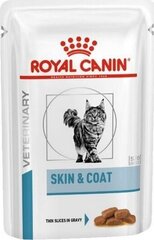 Konservi kaķiem Royal Canin Skin & Coat, 12x85 g cena un informācija | Sausā barība kaķiem | 220.lv