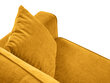 Stūra dīvāns Micadoni Home Dunas 4S, dzeltenas/zeltainas krāsas cena un informācija | Stūra dīvāni | 220.lv