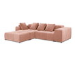 Universāls stūra dīvāns Micadoni Home Margo L, rozā цена и информация | Stūra dīvāni | 220.lv