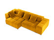 Universāls stūra dīvāns Micadoni Home Margo S, dzeltens цена и информация | Stūra dīvāni | 220.lv