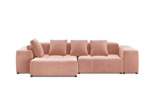 Universāls stūra dīvāns Micadoni Home Margo S, rozā cena un informācija | Stūra dīvāni | 220.lv