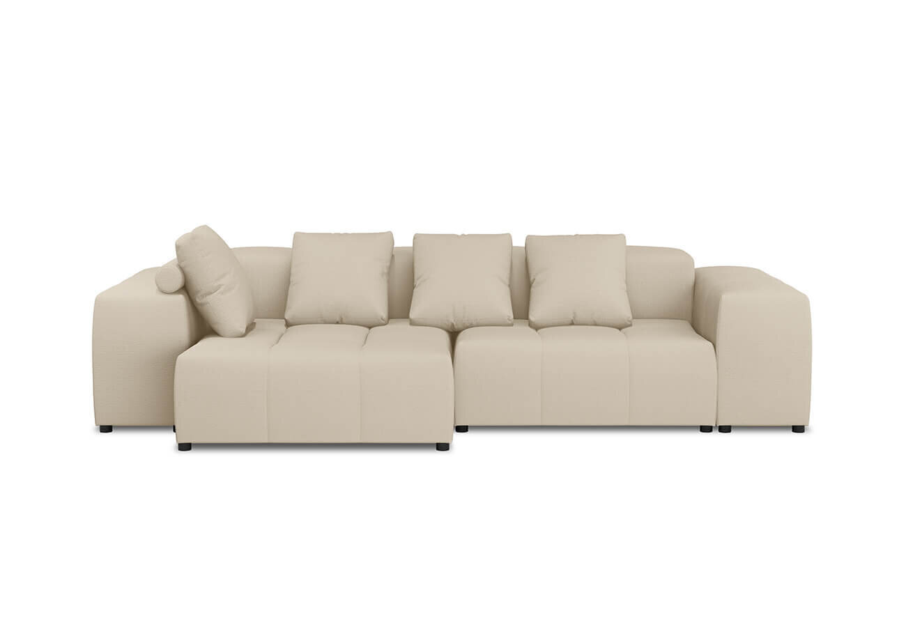 Universāls stūra dīvāns Micadoni Home Margo S 68, smilškrāsas cena un informācija | Stūra dīvāni | 220.lv