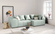 Universāls stūra dīvāns Micadoni Home Margo S 68, gaiši zils cena un informācija | Stūra dīvāni | 220.lv