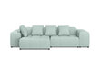 Universāls stūra dīvāns Micadoni Home Margo S 68, gaiši zils cena un informācija | Stūra dīvāni | 220.lv