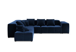 Universāls stūra dīvāns Micadoni Home Margo XL, zils цена и информация | Угловые диваны | 220.lv