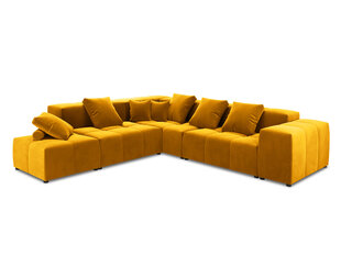 Universāls stūra dīvāns Micadoni Home Margo XL, dzeltens цена и информация | Угловые диваны | 220.lv