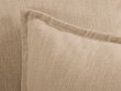 Stūra dīvāns Micadoni Home Mamaia 5S, smilškrāsas/zeltainas krāsas cena un informācija | Stūra dīvāni | 220.lv