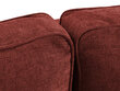 Stūra dīvāns Micadoni Home Dunas 4S, sarkans/zeltainas krāsas cena un informācija | Stūra dīvāni | 220.lv