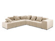 Universāls stūra dīvāns Micadoni Home Margo XL, smilškrāsas cena un informācija | Stūra dīvāni | 220.lv