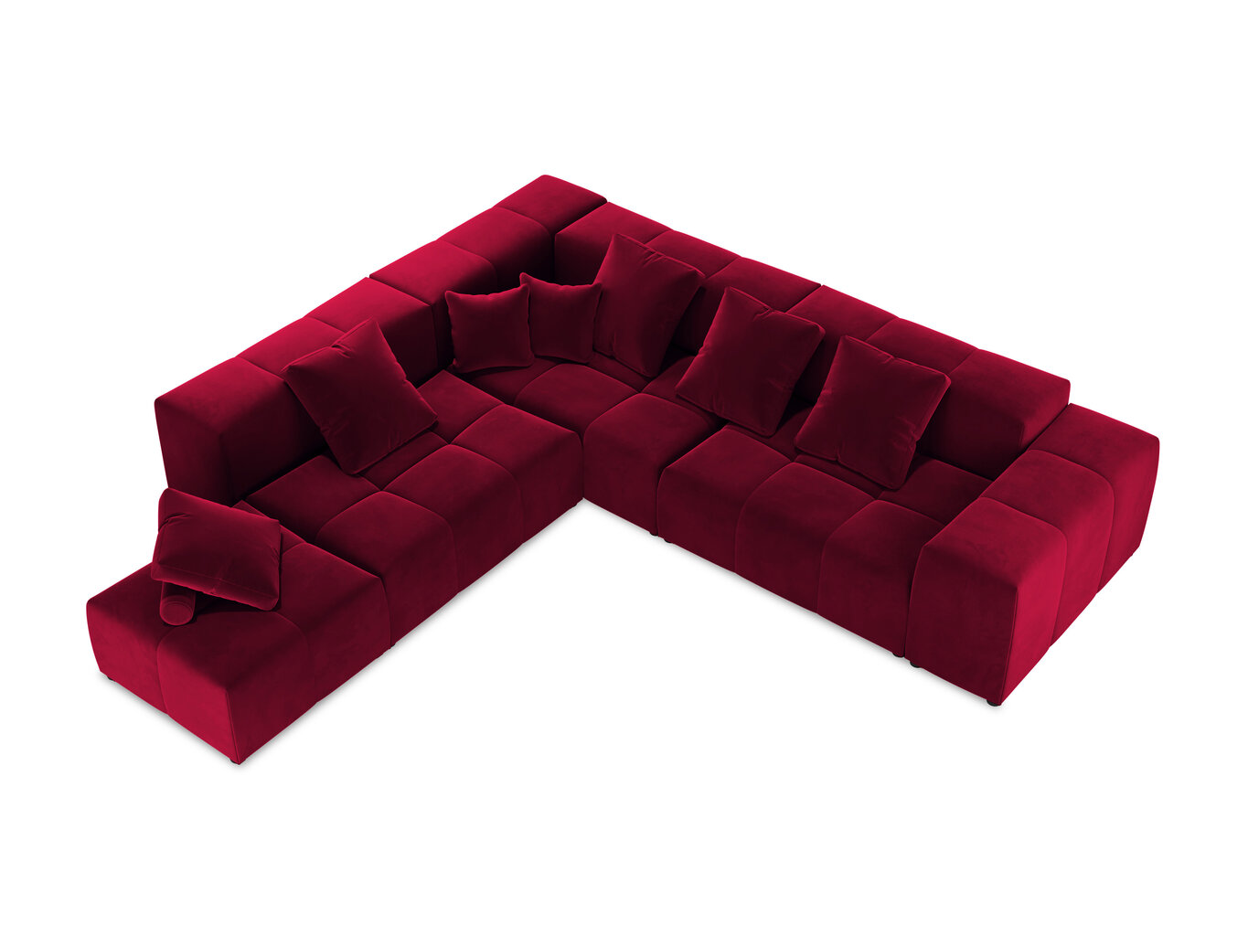 Universāls stūra dīvāns Micadoni Home Margo XL, sarkans cena un informācija | Stūra dīvāni | 220.lv