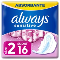 Гигиенические прокладки Always Ultra Super Plus Sens., 16 шт. цена и информация | Always Духи, косметика | 220.lv