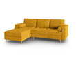 Stūra dīvāns Micadoni Home Gobi 5S, dzeltens cena un informācija | Stūra dīvāni | 220.lv