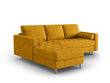 Stūra dīvāns Micadoni Home Gobi 5S, dzeltens cena un informācija | Stūra dīvāni | 220.lv