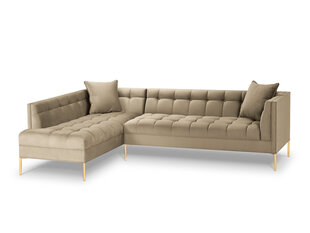 Stūra dīvāns Micadoni Home Karoo, smilškrāsas cena un informācija | Stūra dīvāni | 220.lv