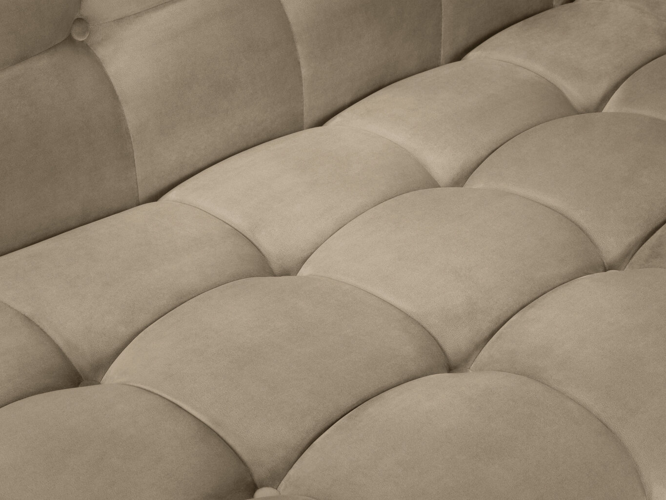 Stūra dīvāns Micadoni Home Karoo, smilškrāsas цена и информация | Stūra dīvāni | 220.lv