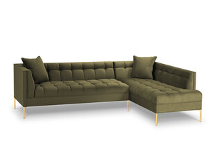 Stūra dīvāns Micadoni Home Karoo, zaļš cena un informācija | Stūra dīvāni | 220.lv