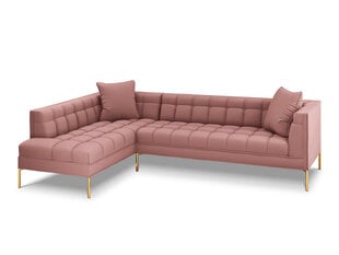 Stūra dīvāns Micadoni Home Karoo 5S, rozā cena un informācija | Stūra dīvāni | 220.lv