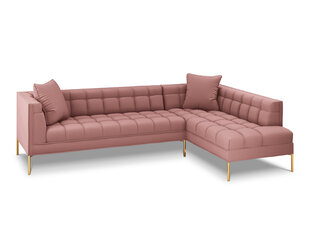 Stūra dīvāns Micadoni Home Karoo 5S, rozā cena un informācija | Stūra dīvāni | 220.lv