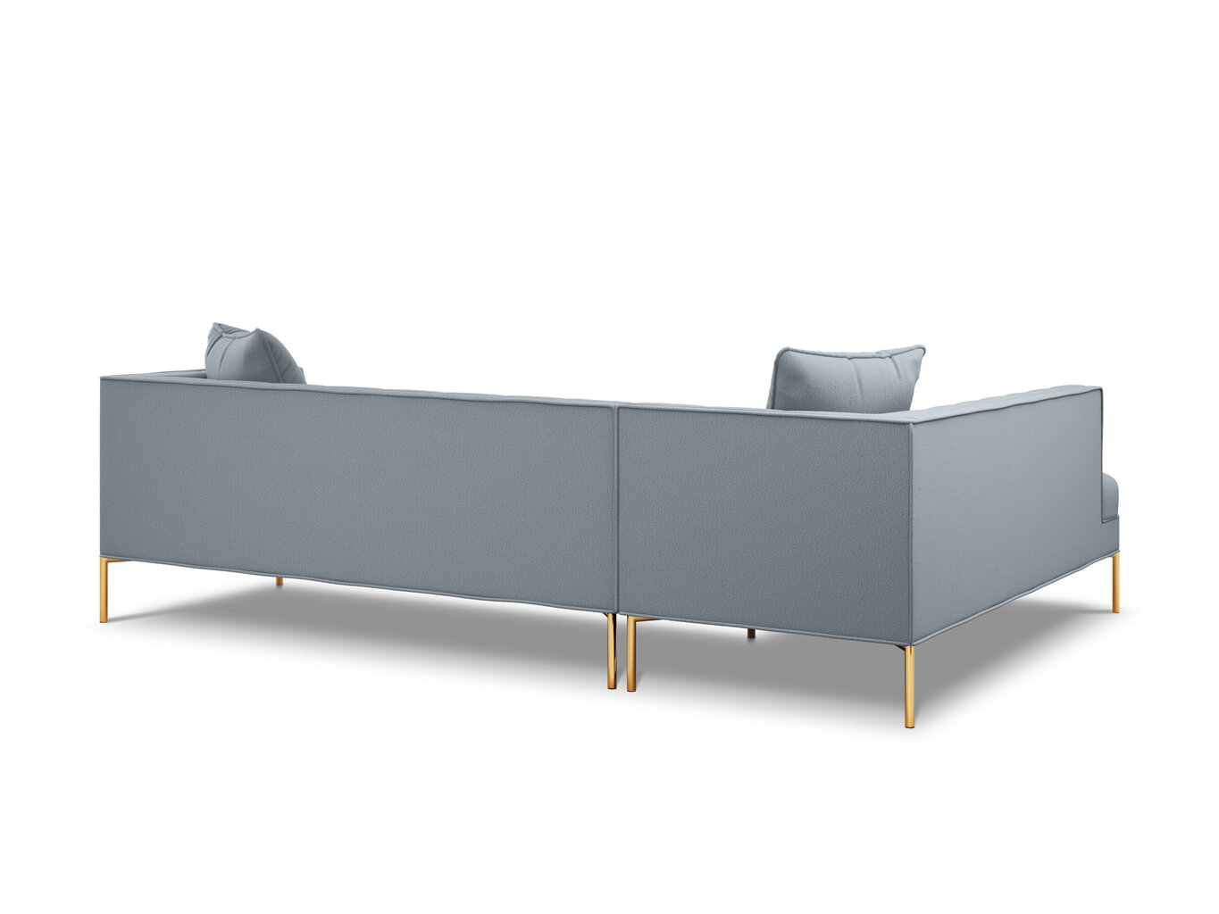 Stūra dīvāns Micadoni Home Karoo 5S, gaiši zils cena un informācija | Stūra dīvāni | 220.lv