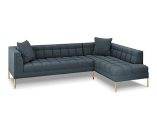 Stūra dīvāns Micadoni Home Karoo 5S, zils cena un informācija | Stūra dīvāni | 220.lv