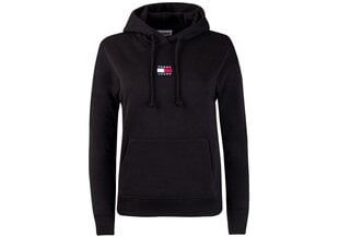 Толстовка женская Tommy Hilfiger TJW TOMMY CENTER BADGE HOODIE, черная DW0DW10403 BDS 39068 цена и информация | Женские кофты | 220.lv