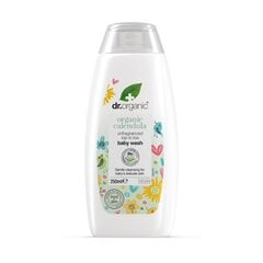 Dr. Organic bērnu dušas želeja ar kliņģerītēm 250 ml цена и информация | Косметика для мам и детей | 220.lv