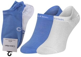 Женские носки CALVIN KLEIN 2 пары, синие/белые 701218774 005 40470 цена и информация | Женские носки | 220.lv
