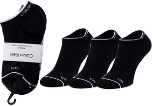 Женские носки CALVIN KLEIN, 3 пары, черные 701218765 001 39742 цена и информация | Женские носки | 220.lv