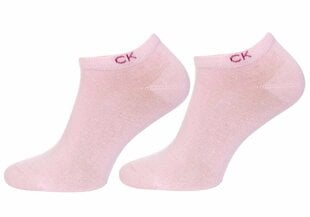 Женские носки CALVIN KLEIN 2 пары, серы/розовы 701218772 004 39768 цена и информация | Женские носки | 220.lv