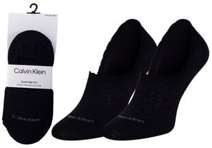 Zeķes sievietēm Calvin Klein 2 pāri, melnas 701218787 001 39728 цена и информация | Женские носки | 220.lv