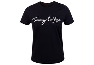 Женская футболка Tommy Hilfiger HERITAGE CREW NECK GRAPHIC TEE BLACK WW0WW24967 017 25459 цена и информация | Футболка женская | 220.lv