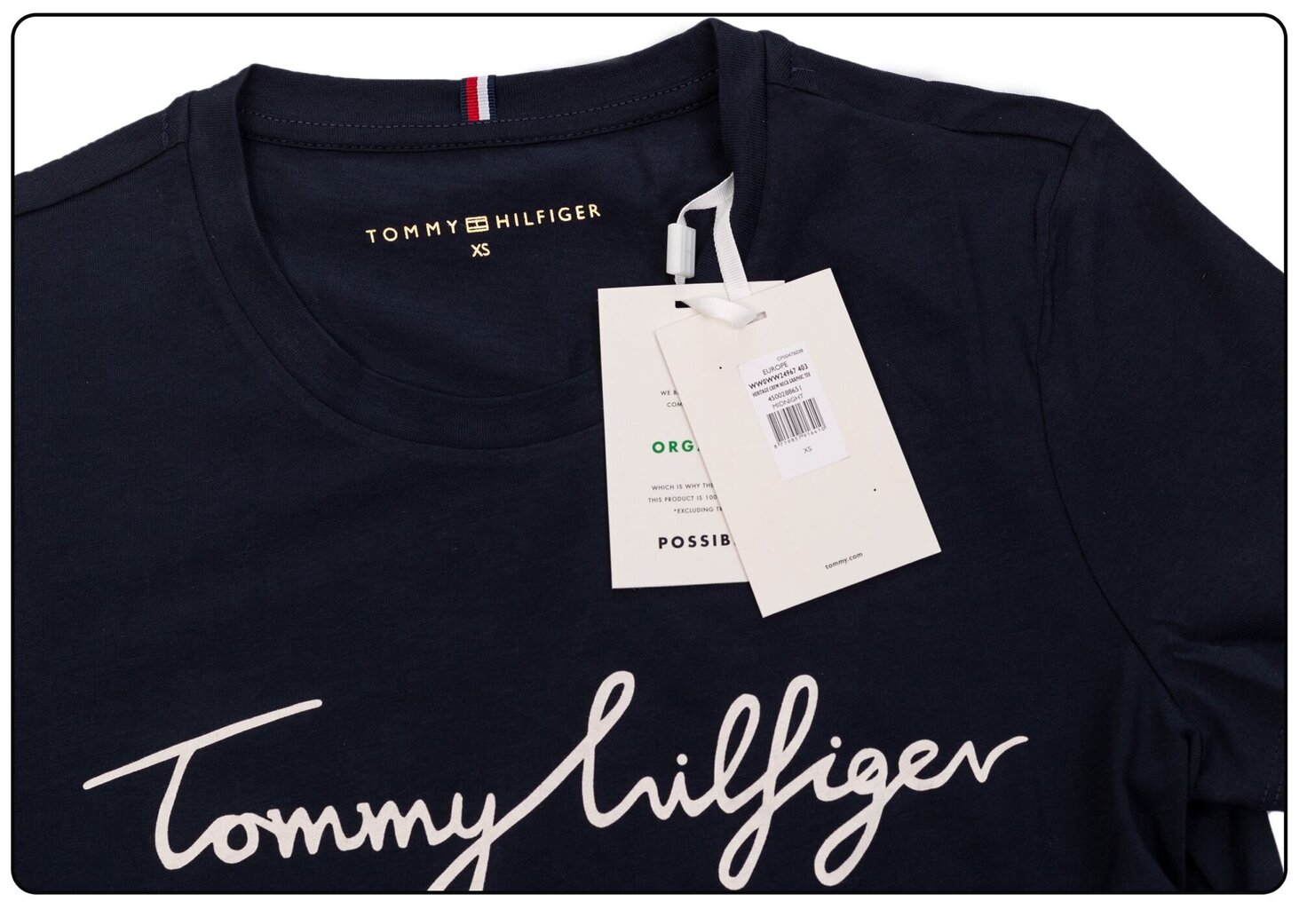 T-krekls sievietēm Tommy Hilfiger HERITAGE CREW NECK GRAPHIC TEE NAVY WW0WW24967 403 25452 цена и информация | T-krekli sievietēm | 220.lv