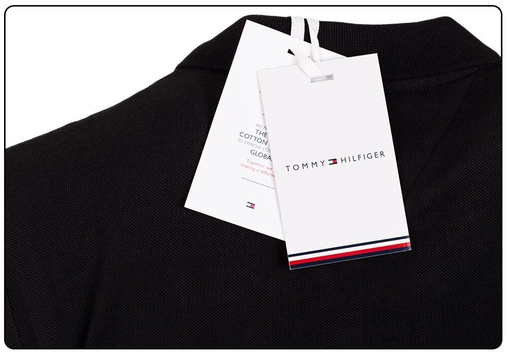 Sieviešu polo krekls Tommy Hilfiger HERITAGE SHORT SLEEVE SLIM POLO MELNS 1M57636661 017 27143 цена и информация | T-krekli sievietēm | 220.lv