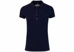 Sieviešu polo krekls Tommy Hilfiger HERITAGE SHORT SLEEVE SLIM POLO TUMŠI ZILS 1M57636661 403 27149