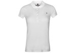 Sieviešu polo krekls Tommy Hilfiger HERITAGE SHORT SLEEVE SLIM POLO BALTS 1M57636661 100 27155